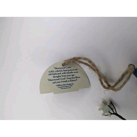 NWT Jim Shore 2008 Heartwood Creek Snowman 5" Hanging Holiday Ornament - Picture 5 of 9
